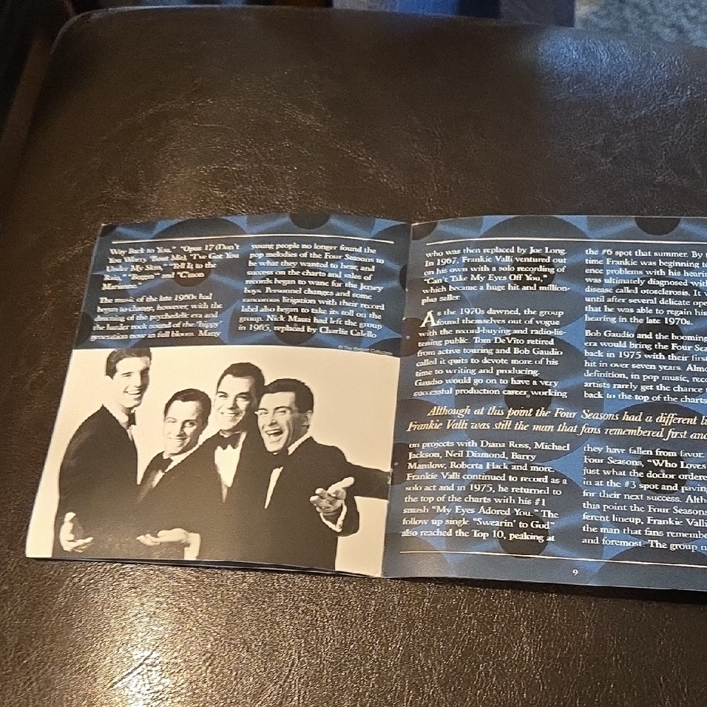 Frankie Valli & The Four Seasons Collector's Edition Tin - Picture 12 of 15